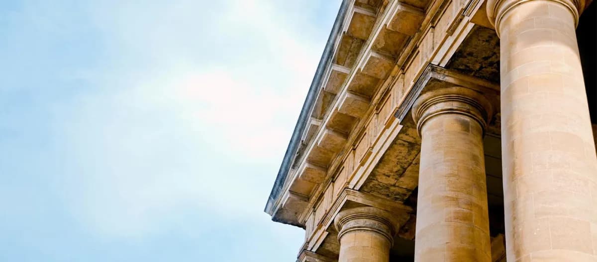 Courthouse columns